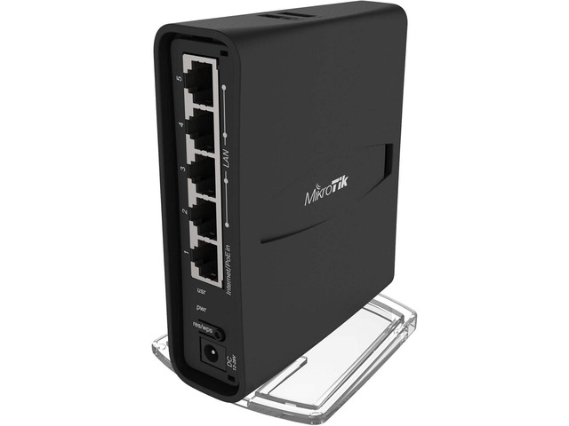 MikroTik hAP ac2 RBD52G-5HacD2HnD-TC Dual-Concurrent 2.4/5GHz Access Point, 802.11a/b/g/n/ac, 5 x Gigabit Ethernet ports