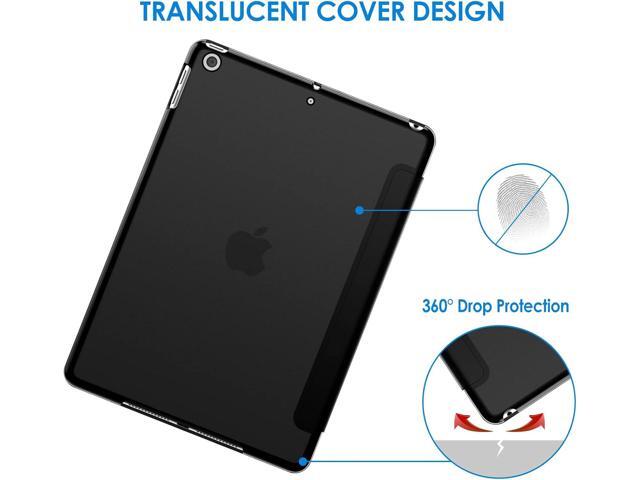 JETech Case for iPad (9.7-Inch, 2018/2017 Model, 6th/5th Generation), Smart Cover Auto Wake/Sleep (Black)
