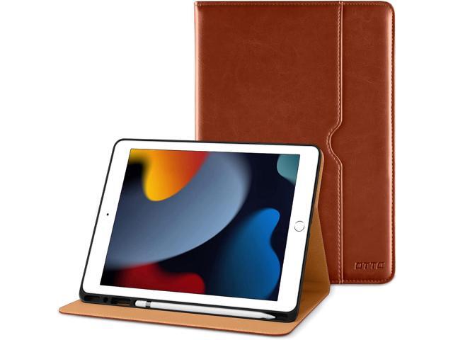 DTTO for iPad 9th/8th/7th Generation 10.2 Inch Case 2021/2020/2019, Premium Leather Business Folio Stand Cover with Apple Pencil Holder - Auto...
