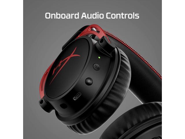 HyperX - Cloud Alpha Wireless Gaming Headset for PC, PS5, and PS4 - Black/Red - image 5
