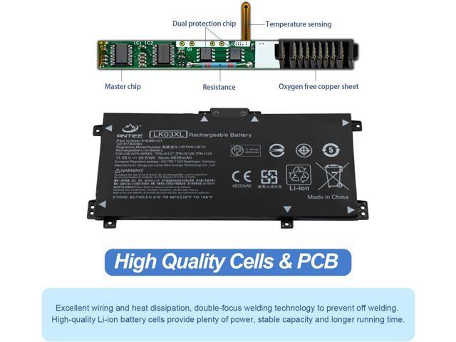 LK03XL L09281-855 916814-855 Battery for HP Envy X360 15m-cn0xxx cn1xxx cn0011dx cn0012dx bp0xx bp1xx bq0xx bq1xx bq021dx cp0xxx cp0011dx 17m-ae0xx...