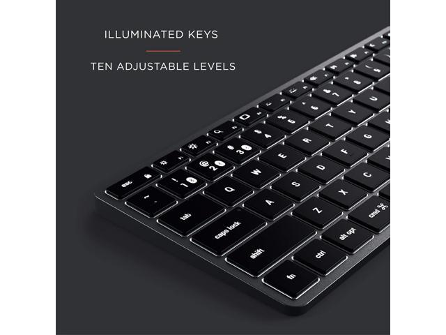 Satechi Slim X1 Bluetooth Backlit Keyboard Illuminated Keys & Multi-Device Sync for M2/ M1 MacBook Pro/Air, M2/ M1 iPad Pro/Air, M2 Mac Mini,...