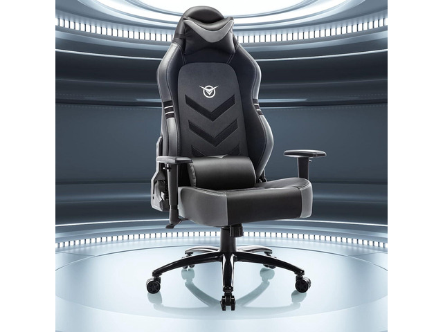 Big and Tall Gaming Chair 350lbs-Racing Style Computer Gamer Chair,Ergonomic Desk Office PC Chair with Wide Seat, Reclining Back, Adjustable...