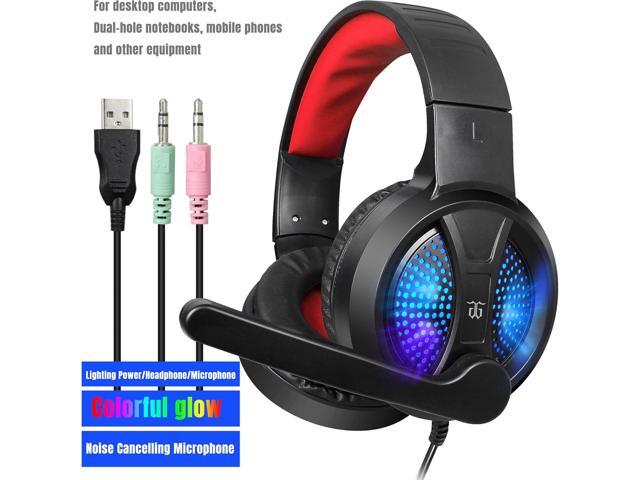 Gaming Keyboard and Mouse,Headphones,Mouse padAll in One Combo for PC Gamers and Xbox and PS4 Users
