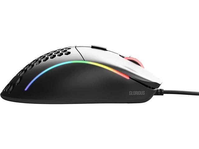 Glorious Gaming Mouse - Glorious Model D Honeycomb Mouse - Superlight RGB PC Mouse - 68 g - Matte Black Wired Mouse
