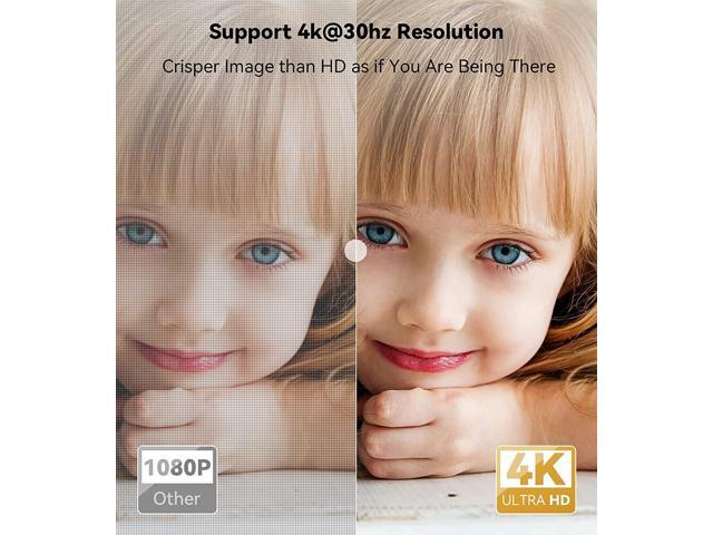 HDMI Switch, GANA 4K HDMI Splitter 3 in 1 Out, 3-Port HDMI Switcher Selector with Pigtail HDMI Cable,Supports Full HD 4K 1080P 3D Player, HDMI Hub...
