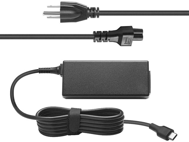45W Type USB C Laptop Charger Fit for HP Chromebook Charger X360 14 13 14A 14B 1