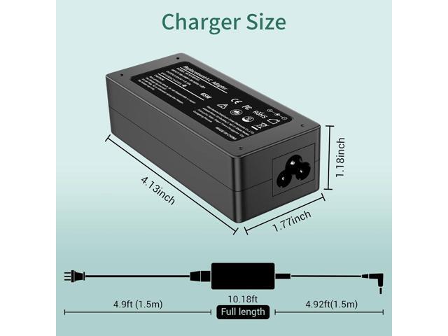 HP Pavilion Laptop Charger, 65W for HP Pavilion X360 Charger, 10 11 13 14 15 17 INCH HP Envy STEAM Notebook Replacement 710412-001 15-cd040wm...