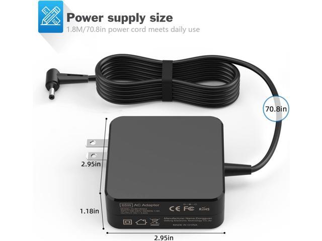 19V Laptop Charger Compatible with Gateway Gateway GWTN156-1 GWTN156-5 GWTN156-4 GWTN156-9 GWTN141-2 GWTN141-10 GWTN156-7 GWTN156-7 GWNC31514-BK...