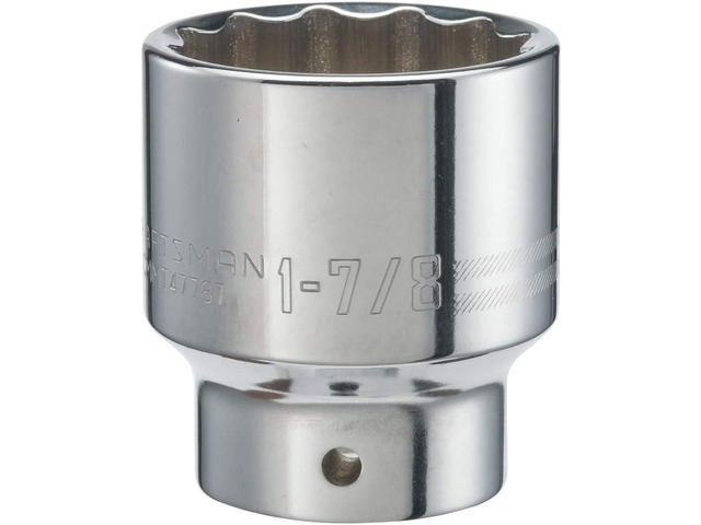 CRAFTSMAN Shallow Socket, SAE, 3/4-Inch Drive, 1-7/8-Inch, 12-Point (CMMT47787)