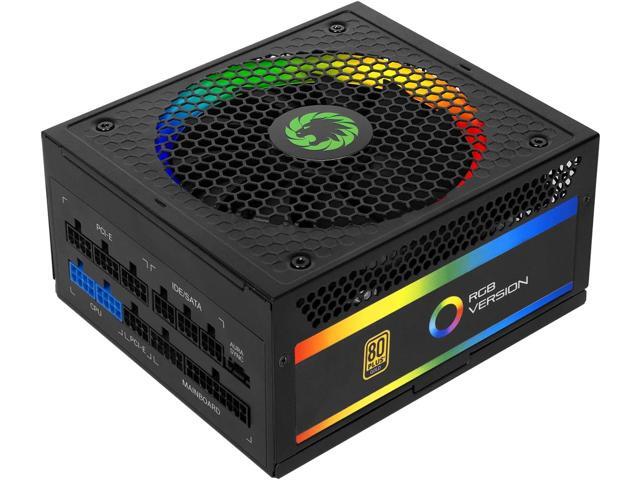 GAMEMAX 850W Power Supply, Fully Modular, 80 Plus Gold, ARGB SYNC with Motherboard, RGB-850 Pro