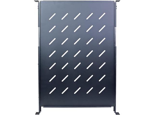 Aeons 1U 19-inch Sliding Rack Server Shelf Vented 4 Post Rack Mount 24' Shelf Adjustable Mounting Depth 24.2 27.4 inches, for IT Data Network...