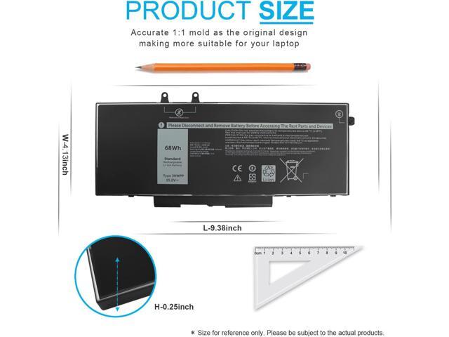 68Wh 3HWPP 15.2V Battery for Dell Latitude 5501 5510 5511 5401 5410 5411 E5410 E5510 E5401 E5501 E5411 E5511 Precision 3551 3541 for Inspiron 17...