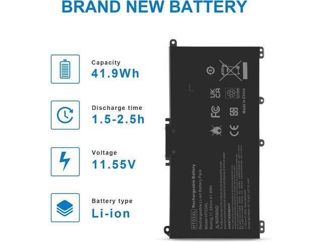 Futurebatt HT03XL L11119-855 Laptop Battery for HP Pavilion 14-CE 14-CF 14-DF 15-CS 15-CW 15-CU 15-DA 15-DB 15-DW 17-by 17-CA HP 240 245 250 255 G7...