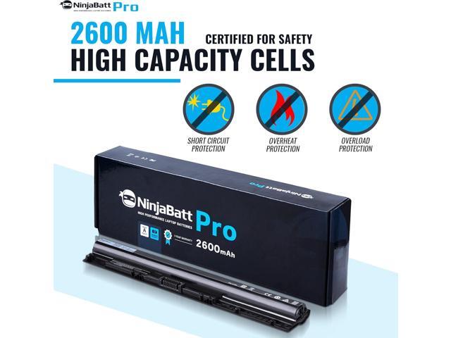 NinjaBatt Pro Battery M5Y1K for Dell Inspiron 14 15 17 5000 3000 Series 5558 5555 5755 5559 3558 3451 3551 5758 5758 5551 5755 5458 WKRJ2 HD4J0...
