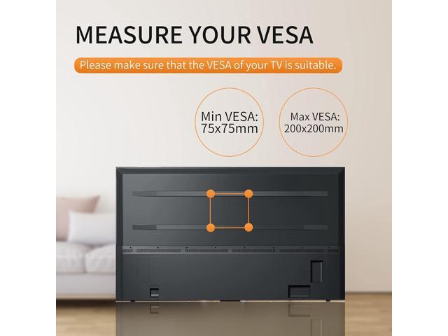 TV Wall Mount, Bracket for Most 13-39 inch LED, LCD Monitor and Plasma TVs, Max VESA 200x200mm by XINLEI (MA1339)