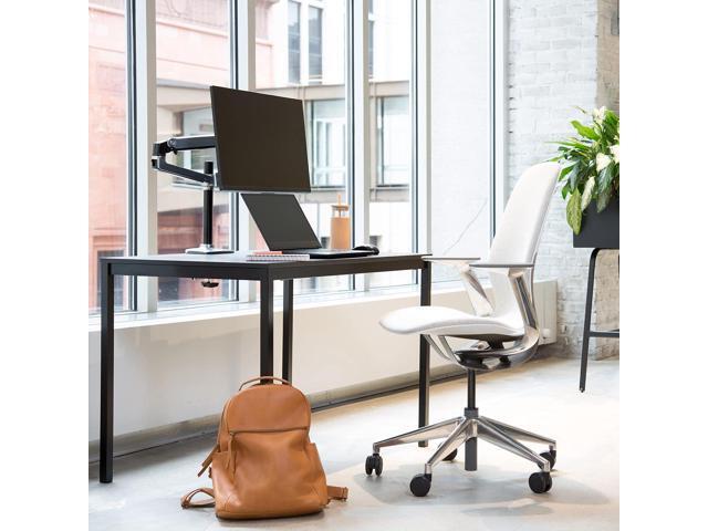 Ergotron LX Premium Monitor Arm, Single Monitor Desk Mount fits Flat Curved Ultrawide Computer Monitors up to 34 Inches, 7 to 25 lbs, VESA...
