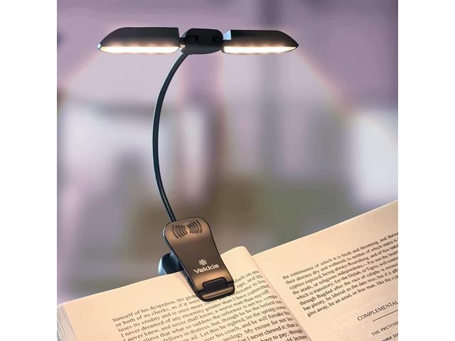 Photos - Chandelier / Lamp Autech Vekkia 14 LED Rechargeable Book-Light for Reading at Night in Bed, Warm/Wh 