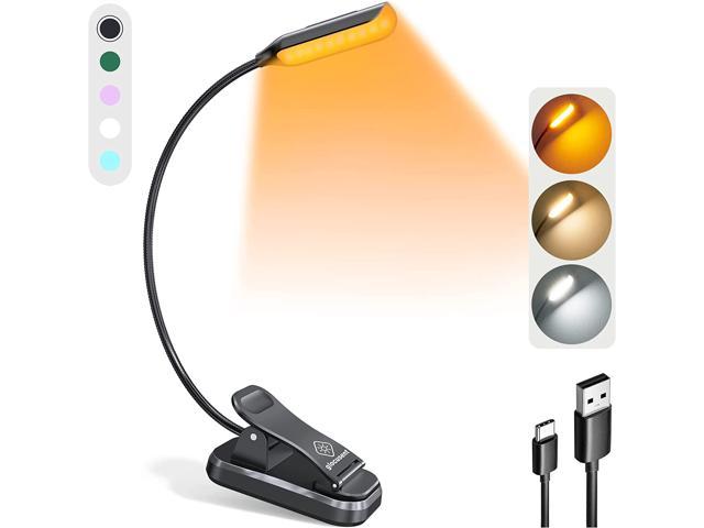 Photos - Chandelier / Lamp Autech Glocusent Lightweight 10 LED Book Light for Reading in Bed, Eye Care Clip 