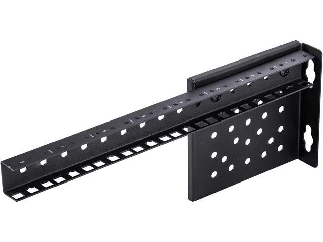 KENUCO 19 Inch Vertical Ends Wall Mount Rack Wall Mountable Server Rack w/Hardware Black (4U)