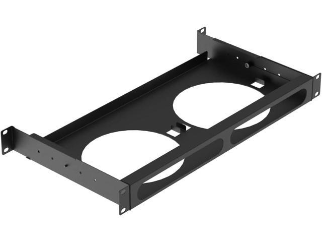 UCTRONICS Mac mini Rack Mount with Side Brackets, 19' 1U Rackmount Supports up to 2 Units of All Mac mini M2 and M1 Models