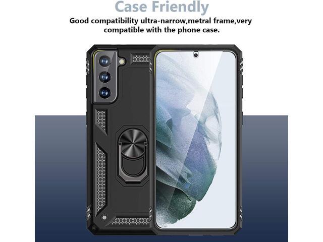 TOCOL [6 Pack Compatible with Samsung Galaxy S21 5G 6.2 inch - 3 Pack Tempered Glass Screen Protector and 3 Pack Camera Lens Protector with...