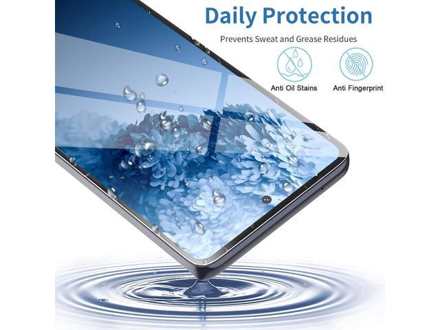 Galaxy S20 FE Screen Protector and Camera Protector, [3 Screen Protectors+3 Camera Protectors][Support Fingerprint] Tempered Glass Screen Protector...