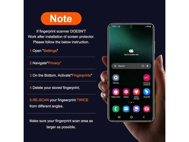 UniqueMe [3+2 Pack] for Samsung Galaxy S21 FE 5G Screen Protector, [Harder Than Natural Sapphire] Tempered Glass and Camera Lens Protector Easy...