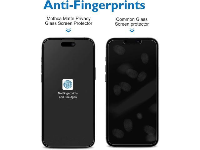 Mothca Matte Privacy Screen Protector for iPhone 14 Pro Max 6.7-inch with Alignment Sticker, Anti-Spy Anti-Glare Full Coverage Tempered Glass...