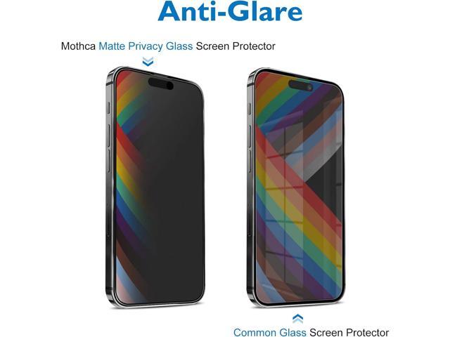Mothca Matte Privacy Screen Protector for iPhone 14 Pro Max 6.7-inch with Alignment Sticker, Anti-Spy Anti-Glare Full Coverage Tempered Glass...