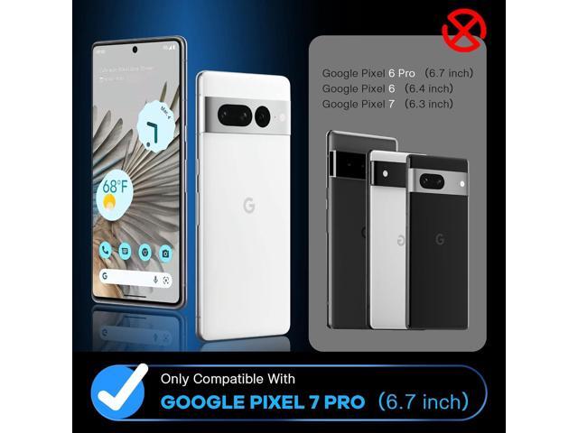 [3-Pack] FANGTIAN 3D Curved for Pixel 7 Pro Screen Protector Tempered Glass, 9H Glass for Google Pixel 7 Pro 6.7Inch -[Fingerprint...
