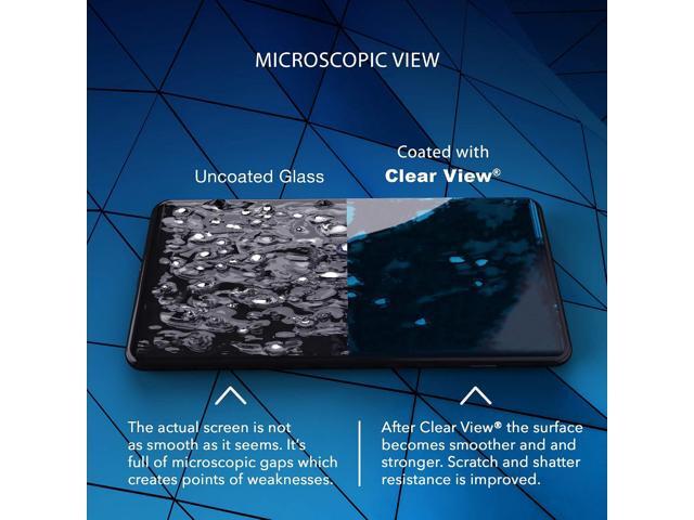 CLEARVIEW Liquid Glass Screen Protector Covers up to 4 Devices for All Smartphones Tablets and Watches Wipe On Nano Protection - Bottle