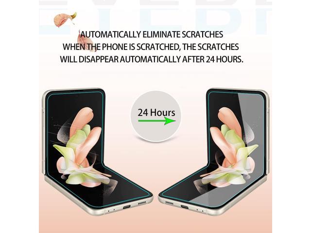 Galaxy Z Flip 4 5G Screen Protector + Camera Lens Protectors, [2+2 Pack] Full Coverage Screen Protector for Galaxy Z Flip 4...