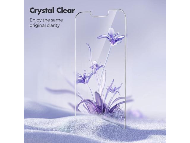 UNBREAKcable Shatterproof Screen Protector for iPhone 13 Pro Max/iPhone 14 Plus [3-Pack] [99.99% HD Clear] [Easy Installation Frame] [9H...