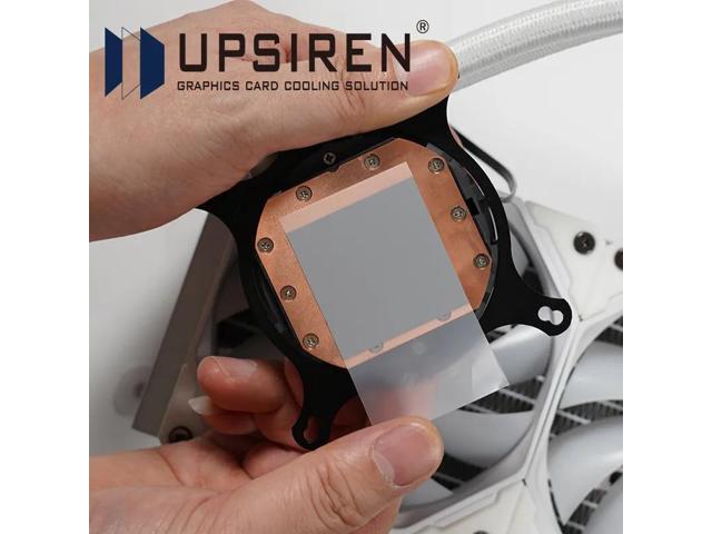 UPSIREN PCM-1 Thermal Grease Replacement PCM Pad Solid Silicone Grease Phase Change Silicone Repaste Pad 80x80x0.25mm