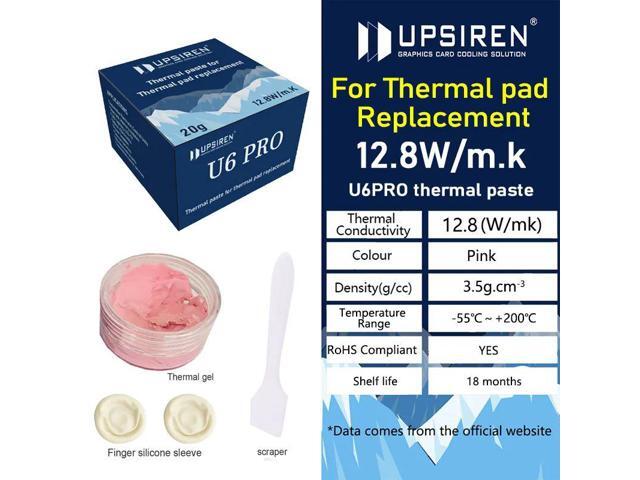 UPSIREN U6 PRO Thermal Putty For VGA GPU IC Processor Rapid Cooling Thermal Pad Replacement Heat Blocking Putty High Performance 20 g