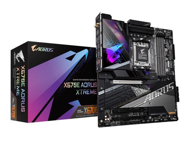 GIGABYTE X670E AORUS XTREME AM5 LGA 1718 AMD X670E EATX Motherboard with 5-Year Warranty, DDR5