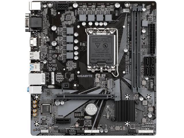 GIGABYTE H610M H V2 DDR4 motherboard (LGA1700) Supports 13th Generation Intel Core Processors and 12th Generation Intel Core, Pentium Gold and...