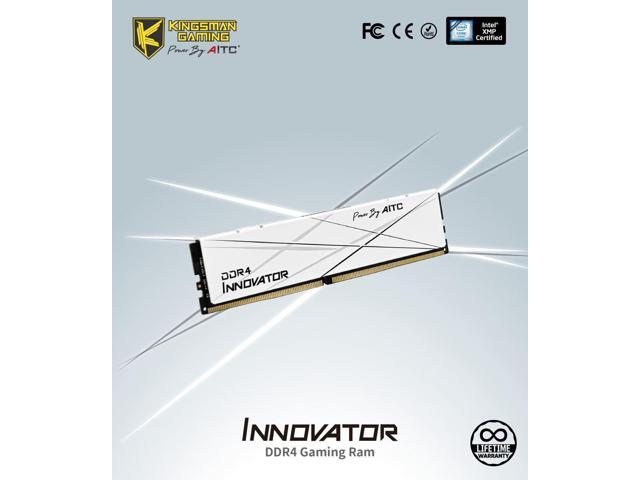 KINGSMAN INNOVATOR 32GB(16GBX2) 288-Pin PC RAM DDR4 3200 (PC4 25600) Desktop Memory - High-Speed RAM for Enhanced Performance and Compatibility
