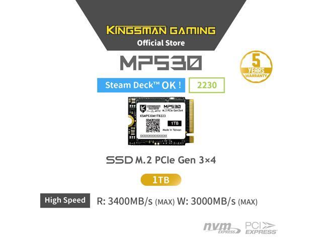 AITC KINGSMAN MP530 M.2 2230 1TB PCIe 3.0 x4 with NVMe, STEAM Deck Compatible, Internal Solid State Drive (SSD)