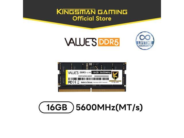 KINGSMAN 16GB 262-Pin DDR5 SO-DIMM DDR5 5600 (PC5 44800) Laptop Memory Model