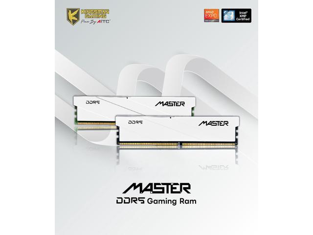 KINGSMAN MASTER 32GB (16GB x 2) 288-Pin PC RAM DDR5 6000 (PC5 48000) Desktop Memory Model KSD516G60C422MST