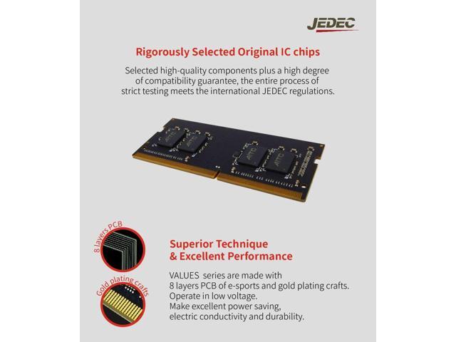 KINGSMAN 8GB 260-Pin DDR4 SO-DIMM DDR4 2666 (PC4 21300) Laptop Memory Model