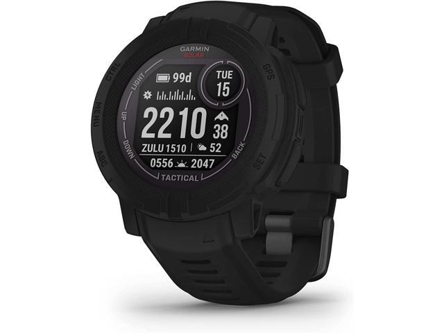 Garmin - Instinct 2 Solar Tactical Edition 45mm Smartwatch Fiber-reinforced Polymer - Black - (2022) - image 6