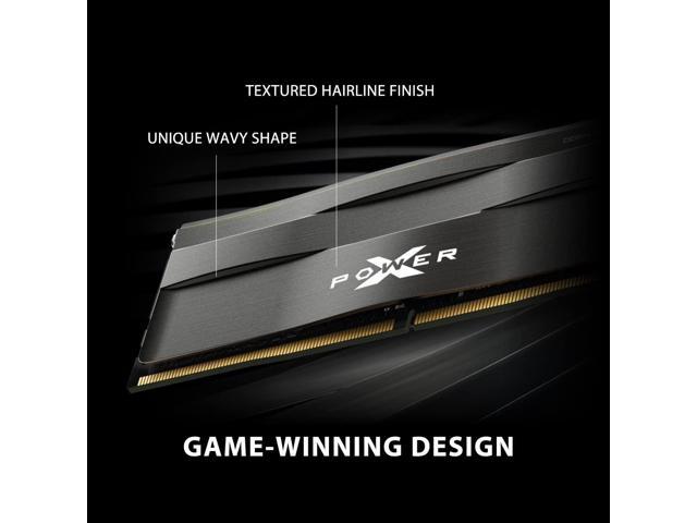 Silicon Power DDR5 32GB (2x16GB) Zenith 6000MT/s (PC5-48000) 288-pin CL36 1.35V UDIMM Desktop Memory Module RAM SP032GXLWU60FFDE Black