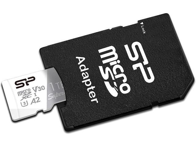 Silicon Power 1TB Superior Micro SDXC UHS-I (U3), V30 4K A2, High Speed MicroSD Card with Adapter