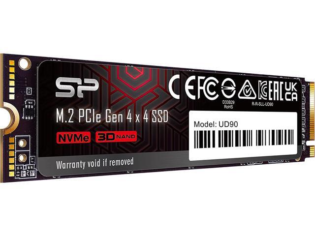 Silicon Power 4TB UD90 NVMe 4.0 Gen4 PCIe M.2 SSD R/W up to 5,000/4,500 MB/s (SU04KGBP44UD9005SN)