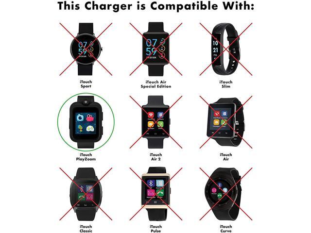 PlayZoom Smartwatch for Kids Charger Cable, Replacement USB Charging Cord for PlayZoom Children's Smartwatches, Compatible ONLY for The PlayZoom...
