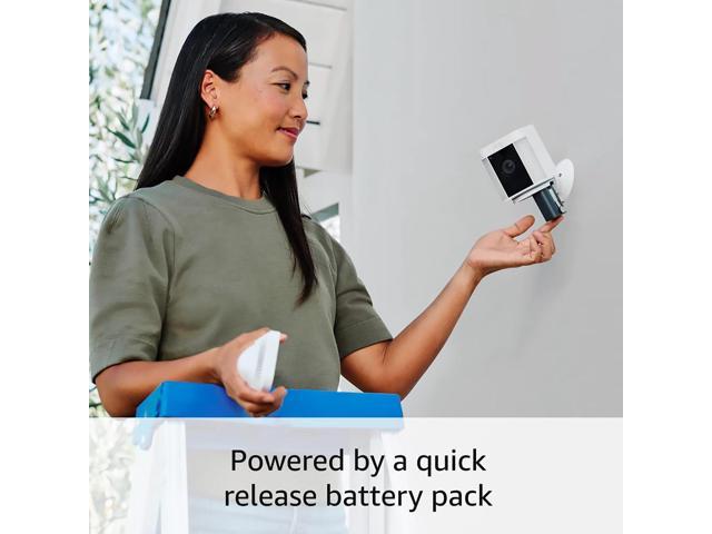 Ring - Spotlight Cam Plus Outdoor/Indoor Wireless 1080p Battery Surveillance Camera - White - image 12