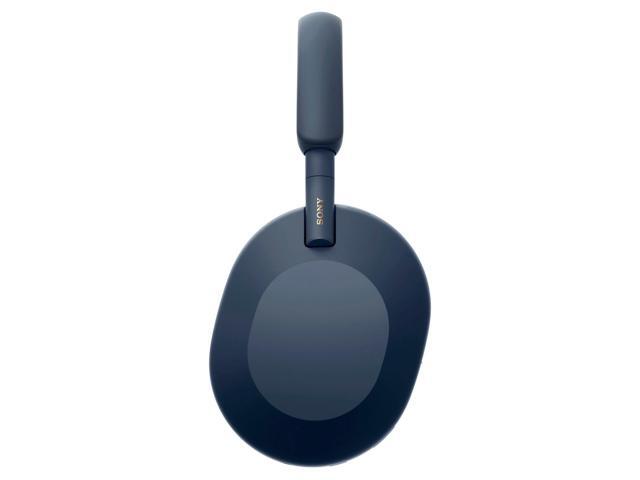 Sony - WH-1000XM5 Wireless Noise Cancelling Over-the-Ear Headphones - Blue - image 4
